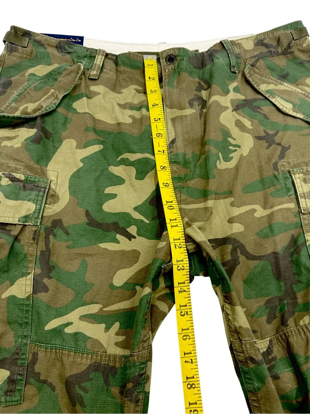 NWT Polo Ralph Lauren Men’s Slim Fit Camo Canvas Cargo Pants Size 36 x 34